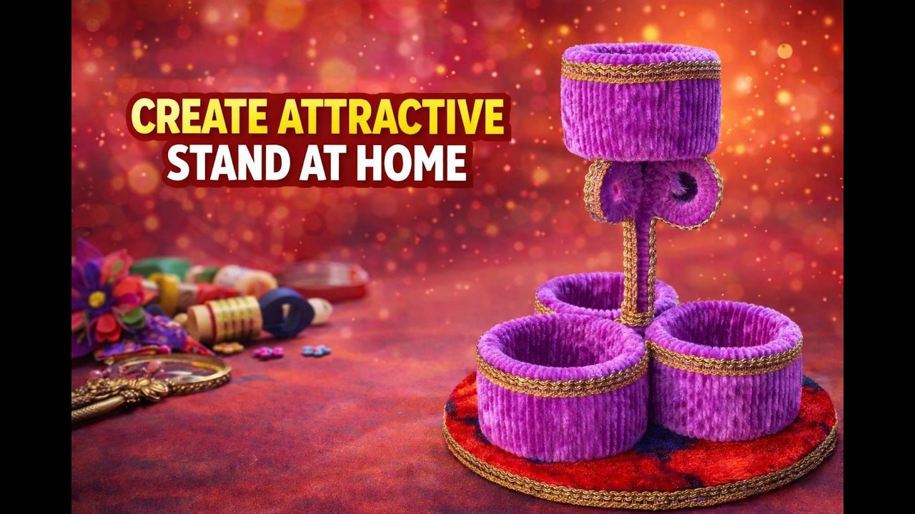 I Made This at Home & It Sold the Same Day 😍 | DIY Velvet Organizer Stand