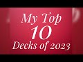 My top ten tarot decks of 2023