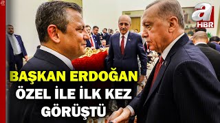 Başkan Erdoğan Özel Ile Ilk Kez Görüştü Erdoğan Ve Özel Çay Içip Sohbet Etti A Haber