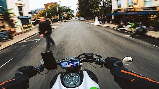 Adventure Around Gloomy Central London. | Yamaha MT07 Akrapovic & Quickshifter. [4K]