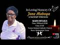 MASS SERVICE OF MRS JANE MABOYA 