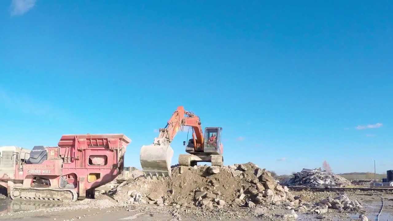 Concrete Crusher - YouTube