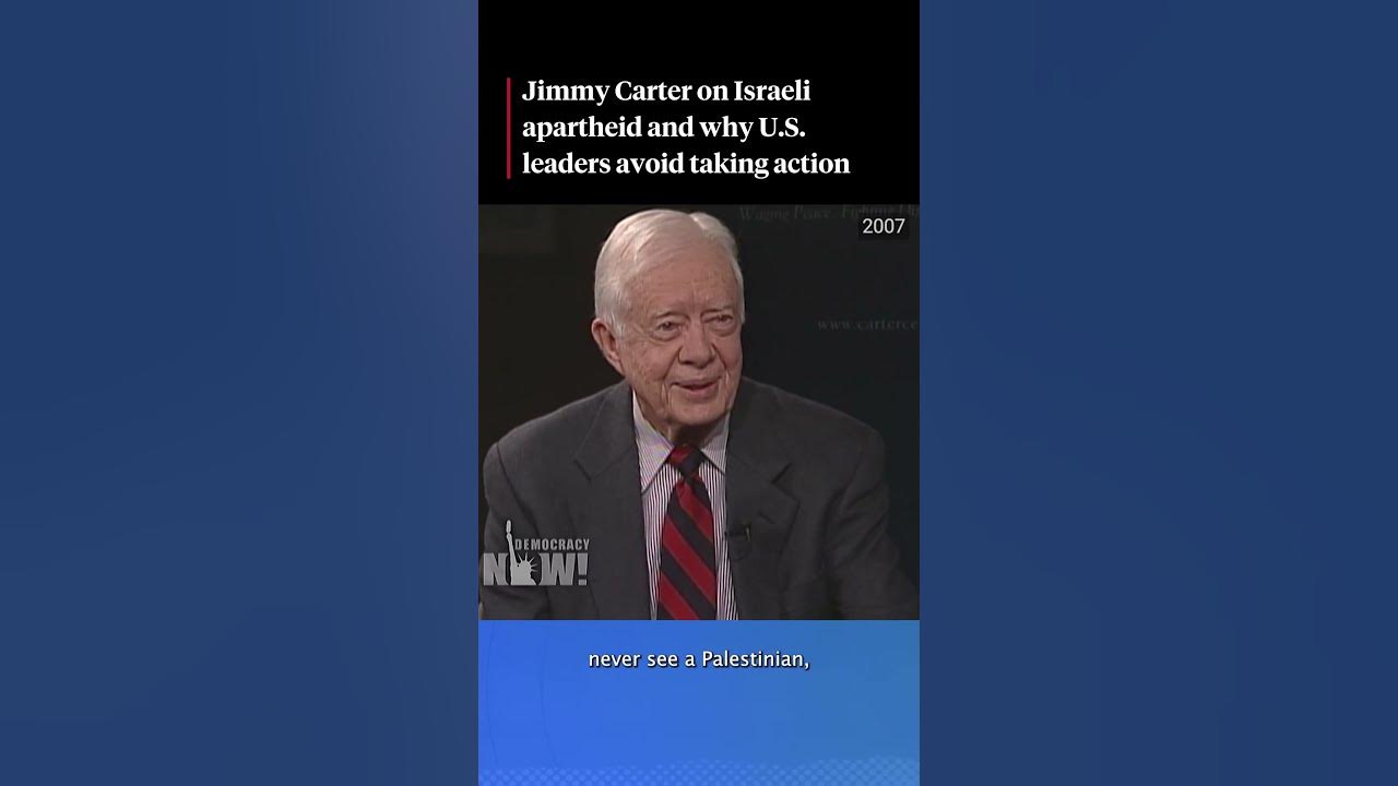 Jimmy Carter In Palestine