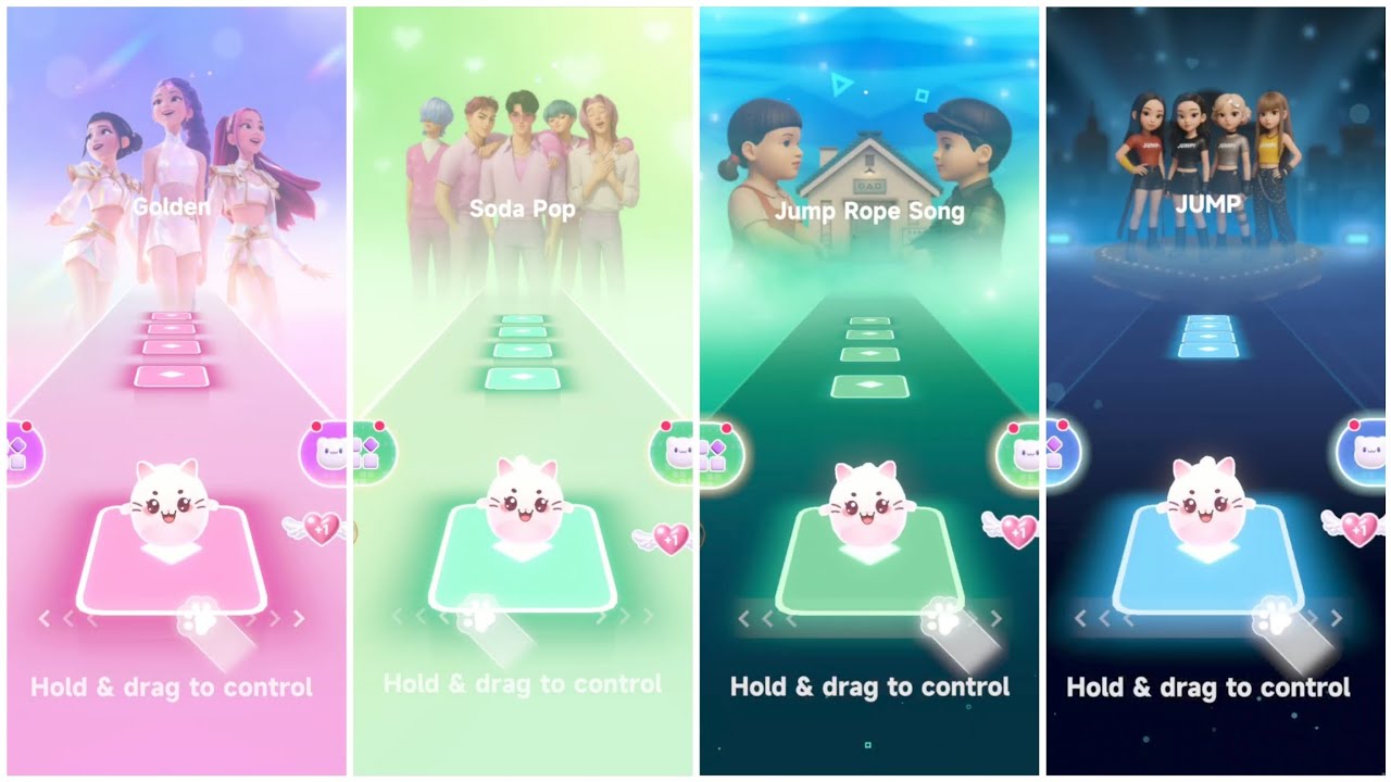 Cute Cats 2 (Golden vs Soda Pop) Huntxirex (Jump Rope Song vs Baby Shark) Dancing Cats 2 👌