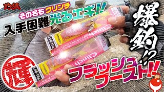 エギング革命！フラッシュブーストが面白すぎた！光るエギにアオリイカが群がりまくり！