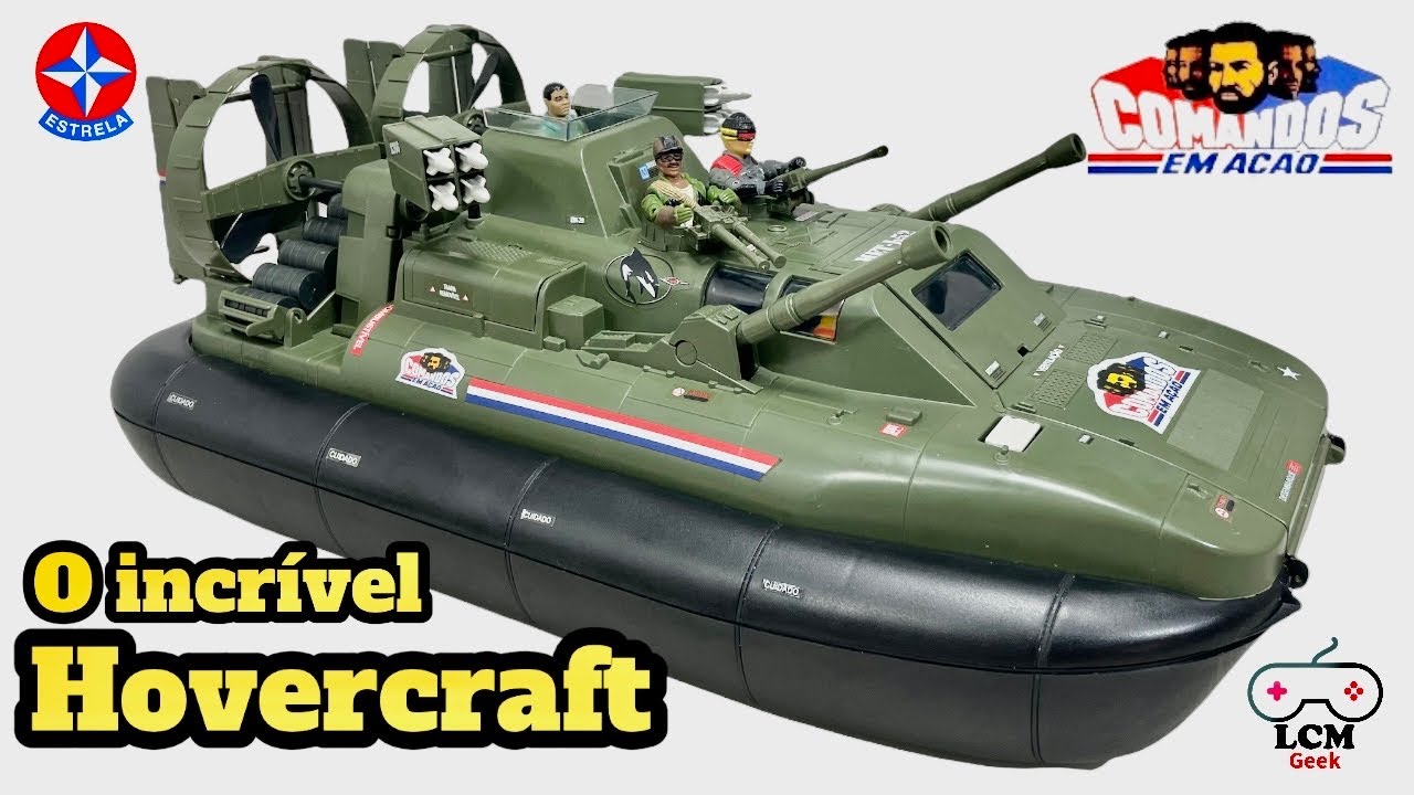 Comandos em Ação - Hovercraft Guarda Costeira Estrela - Review desse incrível veículo dos Gi Joe!