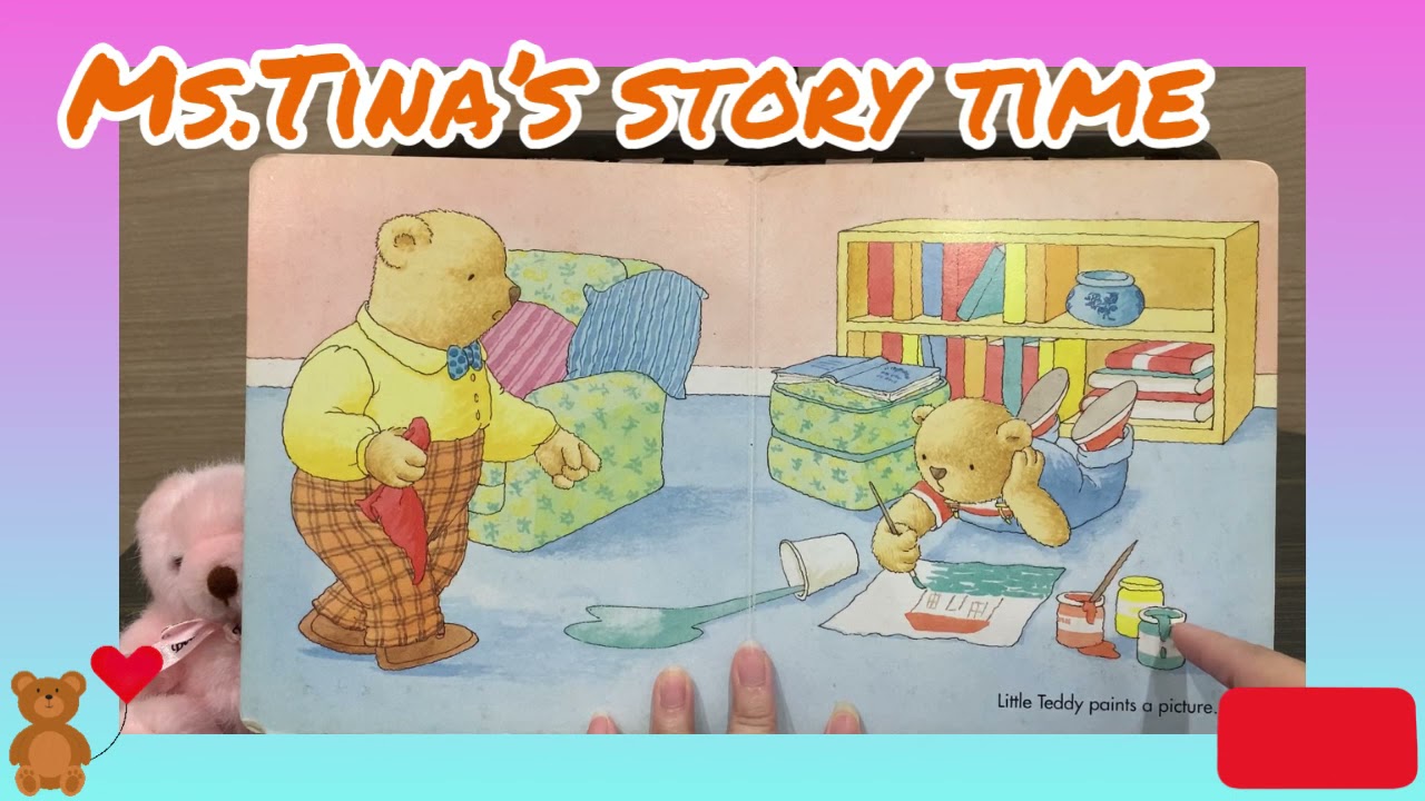 聽故事學英文 中英文版系列98 Teddy Bear Makes A Mess 小泰迪熊不小心弄倒了 中英文版 Youtube