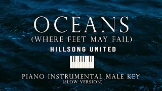 Oceans (Where Feet May Fail) - Piano Instrumental Cover (Male Key) with lyrics by GershonRebong