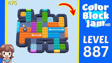 Color Block Jam Level 475 (887) Solution Walkthrough