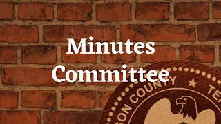Wilson County Minutes Committee - November 6, 2025