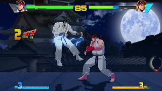 SEGA vs CAPCOM: The Next Level | Ryu Gameplay (EARLY)
