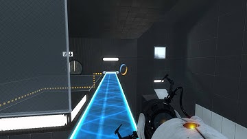 Portal 2 speedrun of transfer custom map