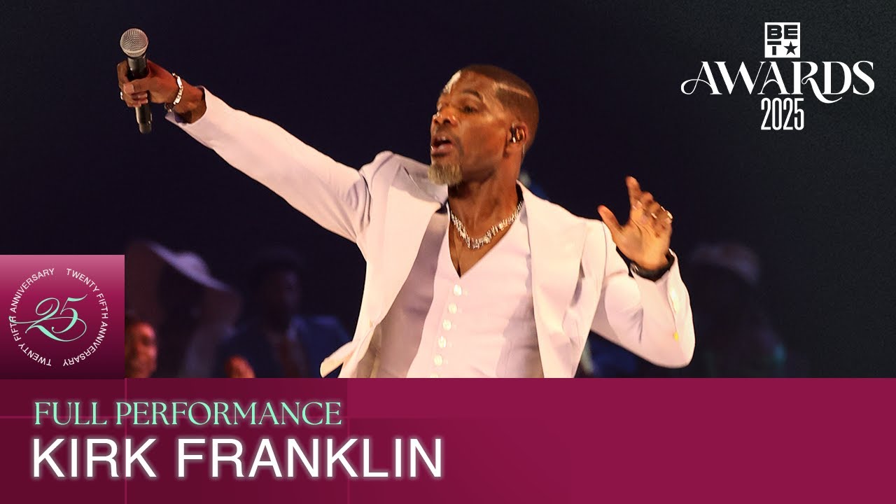 ⁣Kirk Franklin Brings the Spirit to the Stage with “Silver & Gold,” Moving the Audience | BET Awa