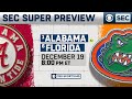 #1 Alabama vs #6 Florida: SEC Super Preview | CBS Sports HQ