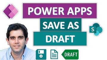 Save as Draft in Power Apps Form