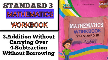 3rd class math workbook chapter 3,4 addition and subtraction without carrying over #3rd class math