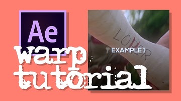 Warp Transitions Tutorial - After Effects