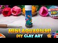 Mini Aquarium 🐟🪸🌊!! Magic clay in the bottle 🫧🫙ll #mini #aquarium #craft #youtube #videos #handmake