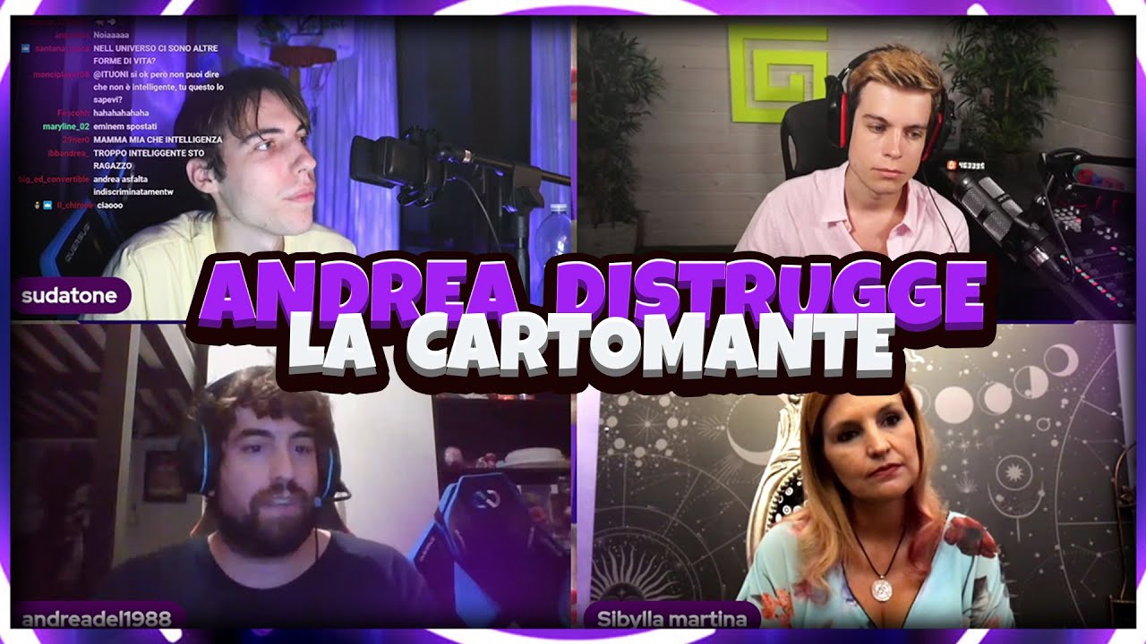 IL CONFRONTO TRA ANDREADEL1988 E LA CARTOMANTE SIBYLLA MARTINA IN LIVE DA GRENBAUD! *integrale*