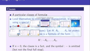 Programming Languages: The Logic Programming Paradigm - 2