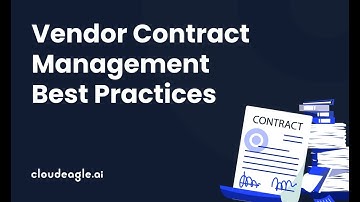 7 Vendor Contract Management Best Practices