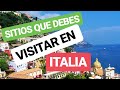 😲👉Las CIUDADES mas BONITAS de ITALIA ✅🌹 | VISITAR una CIUDAD ITALIANA | Que Hacer en ITALIA ✌