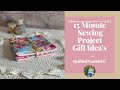 15 Minute Easy Sewing Projects - Easy Quilted Coasters Tutorial Vlog