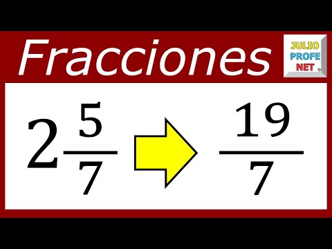 Video: ¿Qué es 2 y 3/4 como fracción impropia?