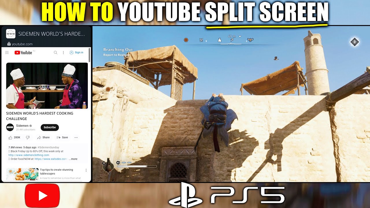 How to WATCH YOUTUBE while playing Games on PS5! YouTube