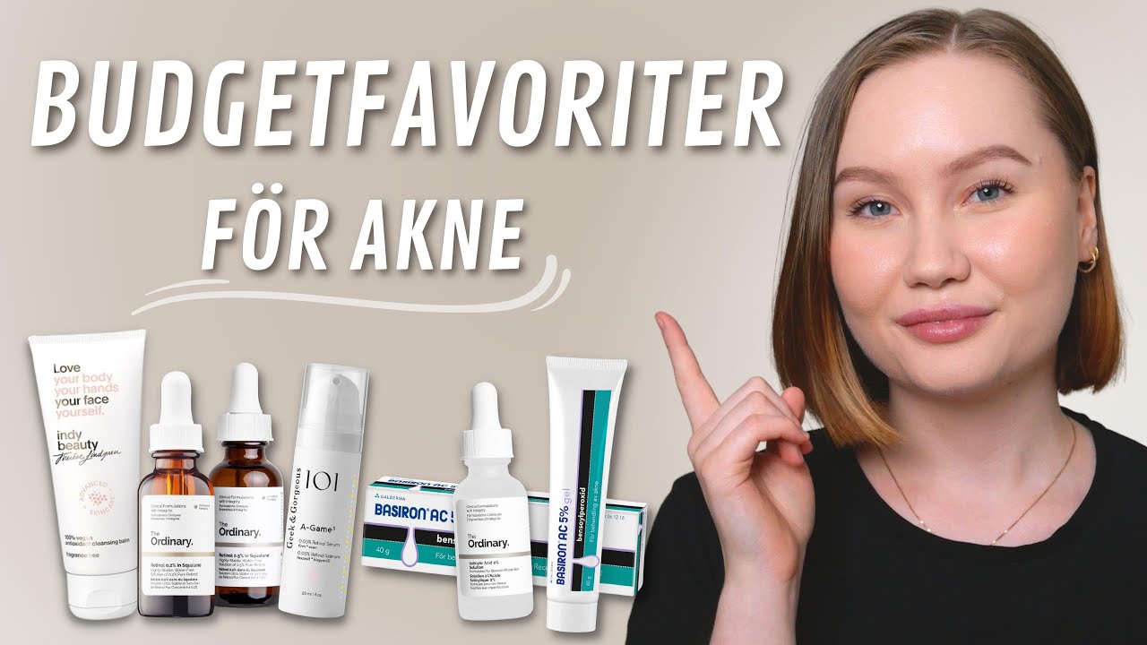 Budgetfavoriter för Akne