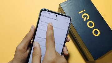 iQOO Z5 Hotspot password setting | how to change hotspot password | set hotspot password