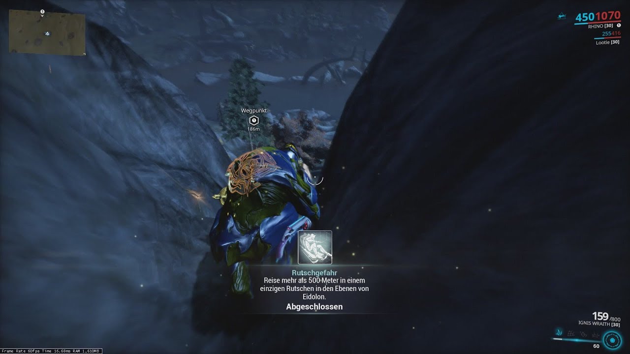 500m auf den Ebenen von Eidolon rutschen [Achievement-Guide] - Warframe (German/Deutsch)