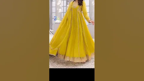 Mehndi dress design 2025/new Mayon dress design#shorts #latest#fashion#trendingshorts#youtubeshorts