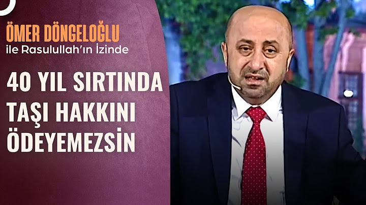 Anne Babaya Duyulması Gereken Saygı | Ömer Döngeloğlu