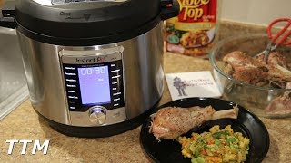 In this video, i make a turkey dinner, with turkey, legs my new
instant pot ultra pressure cooker. the ingredients used are 3 or
drumsticks,...