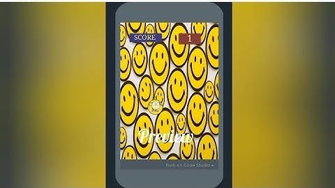 Click me game App.... #wiingy #coding #code.org