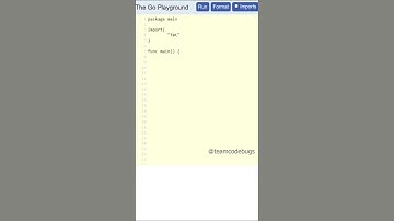 Hello World in GO Programming Language | #programming #coding #go #shorts #program