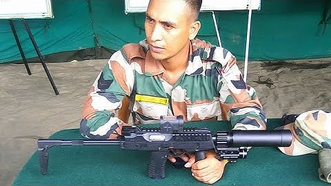 INDIAN ARMY Brugger & Thomet MP9 9mm Submachine Gun