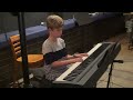 Humoresque (Op. 101, No. 7) by Antonin Dvořák - nine years old - concrete boots bar Melbourne