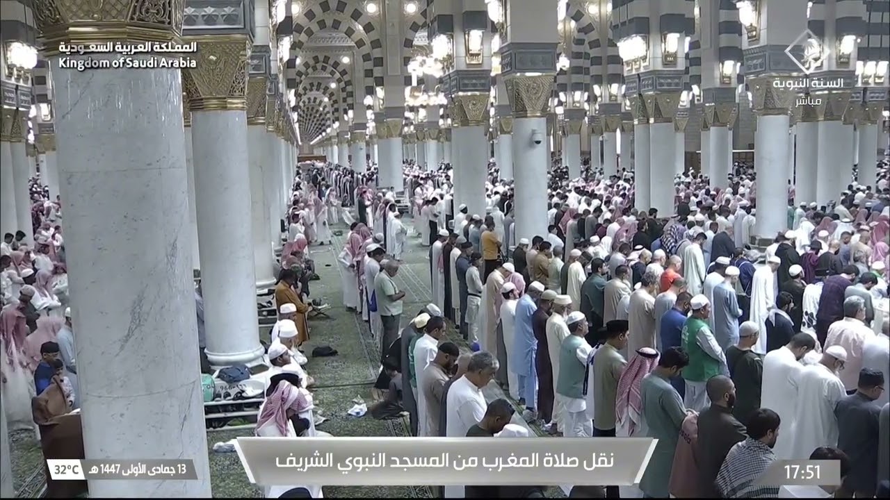 صلاة المغرب للشيخ خالد المهنا 13 جمادى الأولى 1447هـ