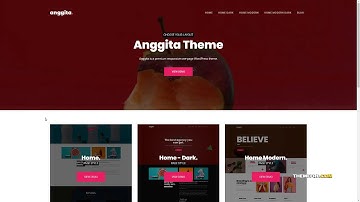 Anggita - One Page Portfolio Theme WordPress