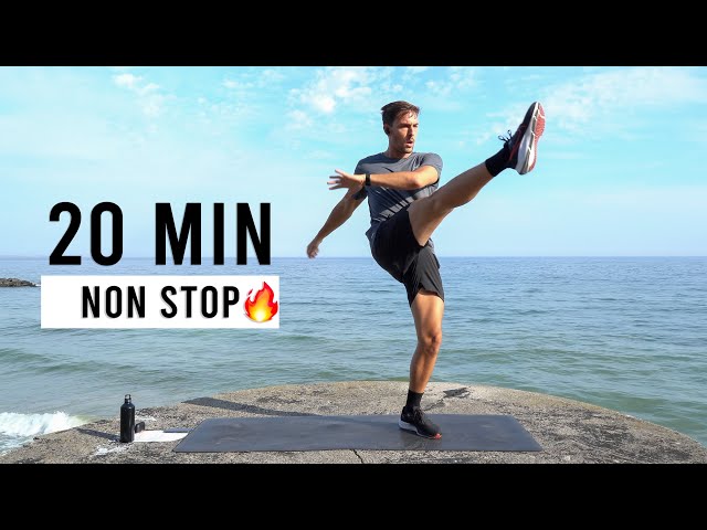 20 MIN NO JUMPING CARDIO - BURN CALORIES WITHOUT HURTING YOUR