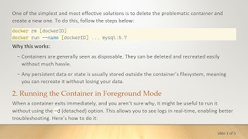 How to Handle Docker Containers Exiting Immediately After Startup