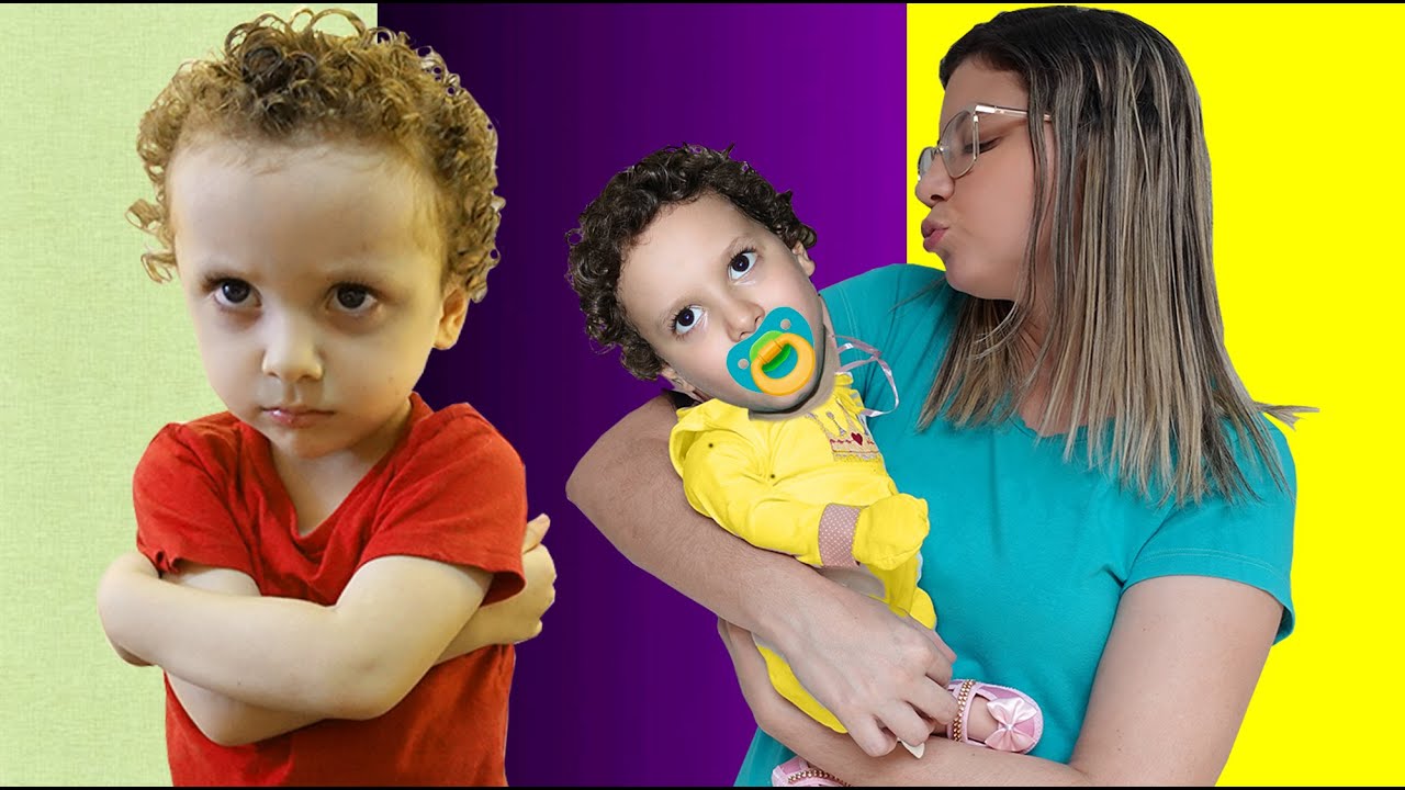 CADU BRINCANDO DE BABÁ COM O MEU IRMÃO