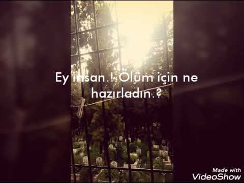 Ey insan.! Ölüm için ne hazırladın.? Bir dünya penceresinden ölüm hakikatinin yolculuğuna..🍂🕊️