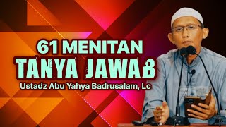 Download Lagu 61 MENIT SESI TANYA JAWAB - Ustadz Abu Yahya Badrusalam, Lc MP3 Download Lagu 61 MENIT SESI TANYA JAWAB - Ustadz Abu Yahya Badrusalam, Lc MP3