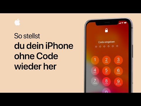 So stellst du dein iPhone wieder her, wenn du deinen Code vergessen hast – Apple Support