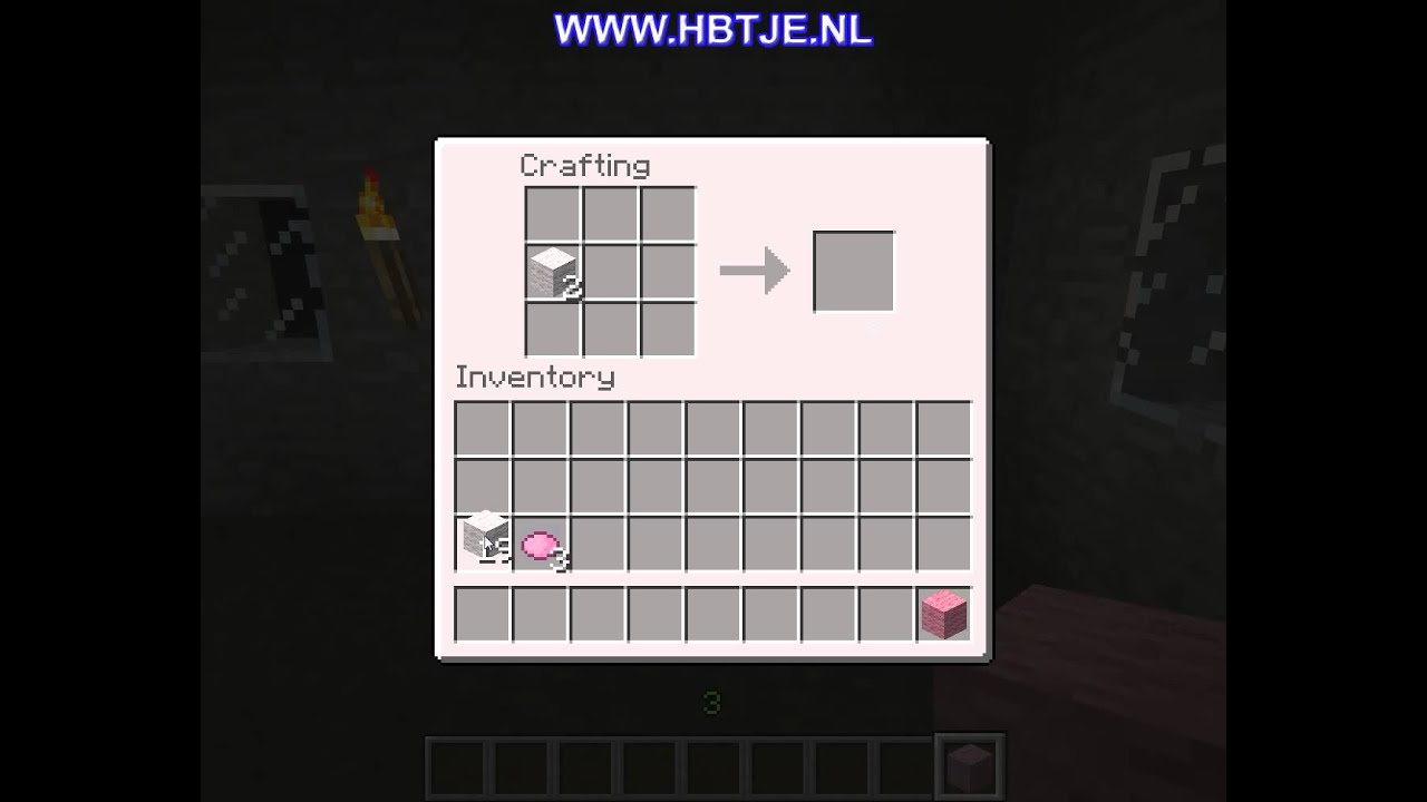 How to create pink wool in minecraft