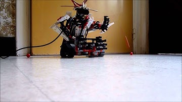 Gripp3r EV3 robot with ball shooter