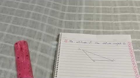 the altitudes of the obtuse angled triangle jr5